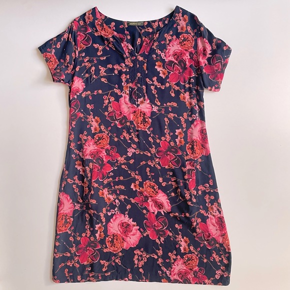 MANGO Floral Shift Dress Short Sleeve S - Picture 7 of 7
